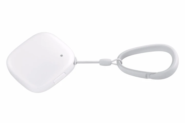 The Samsung Connect Tag uses cellular networks to track lost items beyond a Bluetooth connection