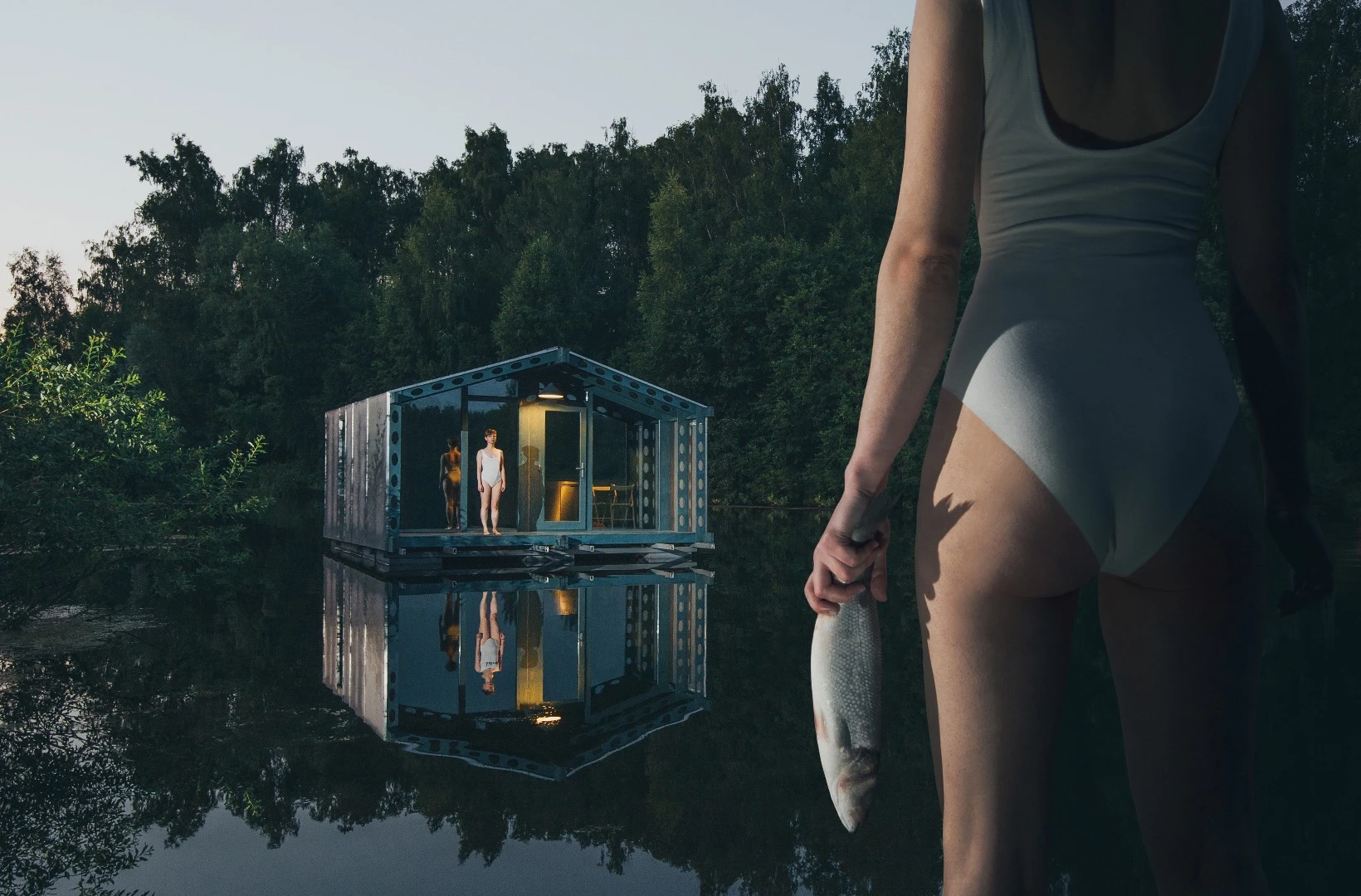 This is certainly a novel way to catch fish