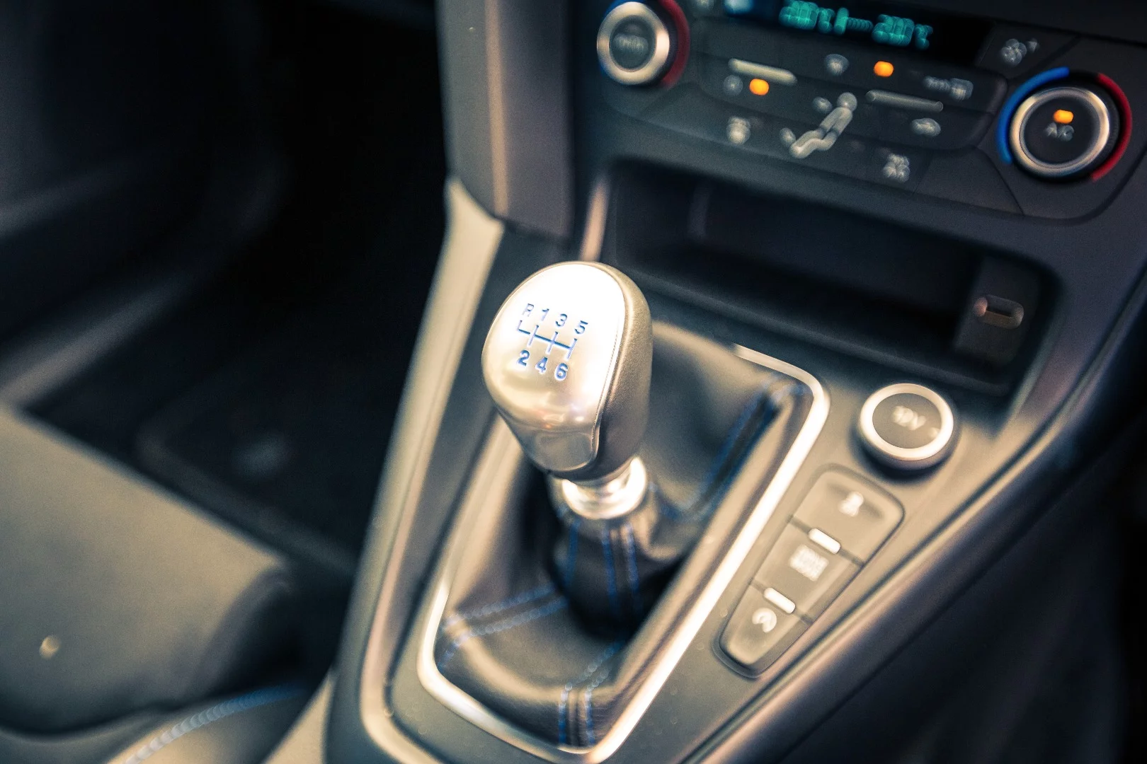 The manual gearbox in the Focus RS is the only option