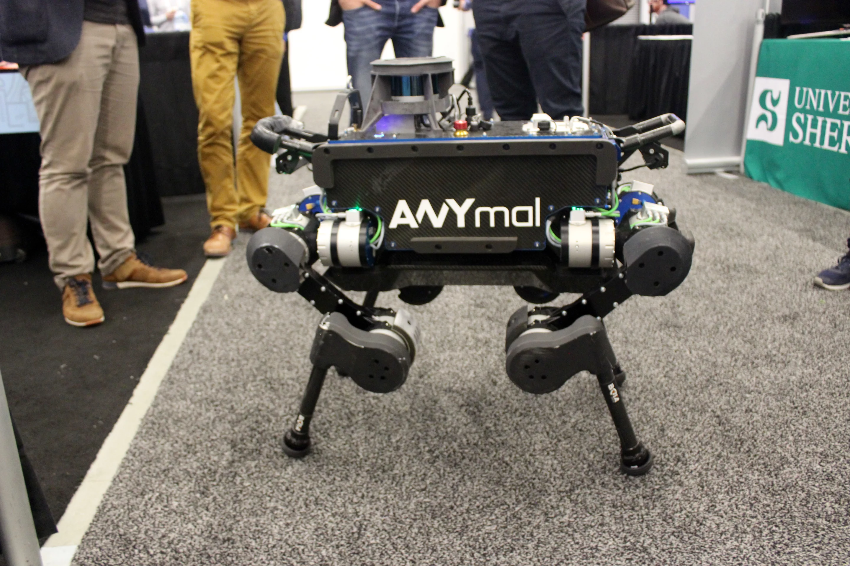 The Anymal quadruped robot was originally created at Switzerland's ETH Zurich research institute, but is now being commercialized by spinoff company ANYbotics