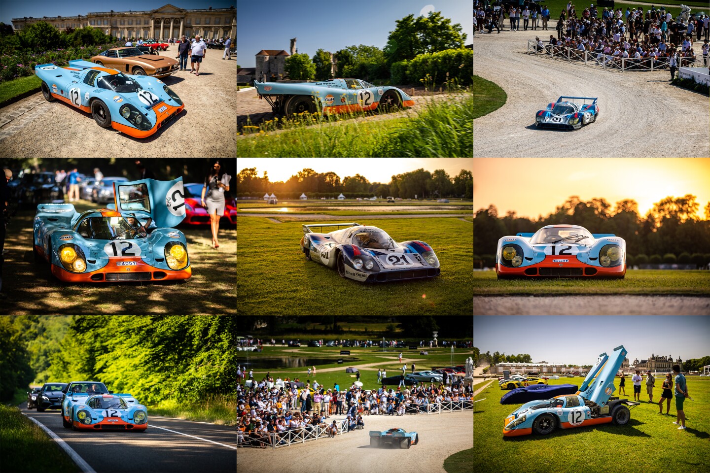It's now 50 years since the Porsche 917 was first shown at the Geneva Motor Show, with its 520 hp, 4.5 liter, 12-cylinder boxer engine and seemingly impossibly light (42 kg /93 lb) spaceframe chassis