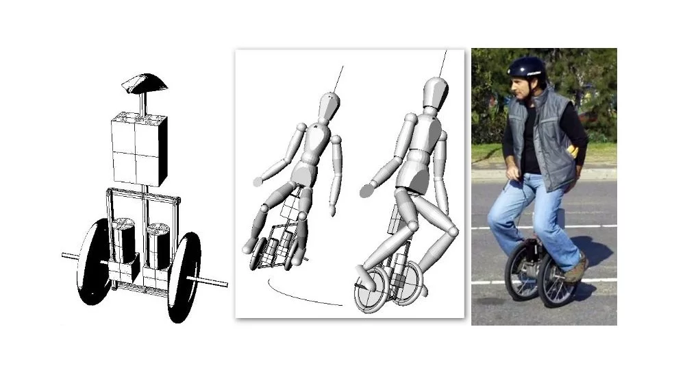 TILTO is a home-built electrically powered, single-person self-balancing vehicle (Photo: Marcelo Fornaso)