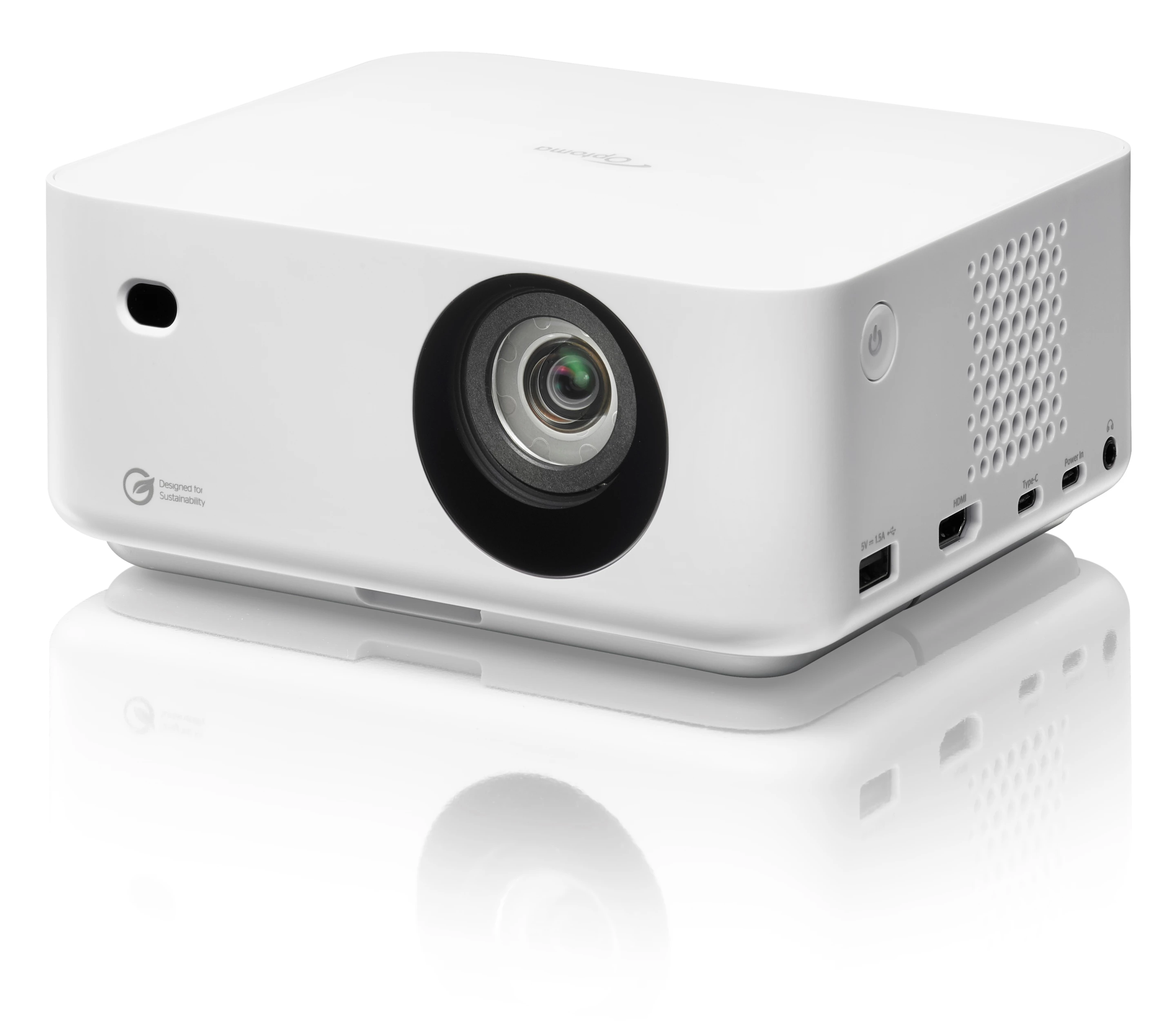The ML1080 and ML1080ST projectors each sport HDMI and USB ports, plus a 3.5-mm audio jack