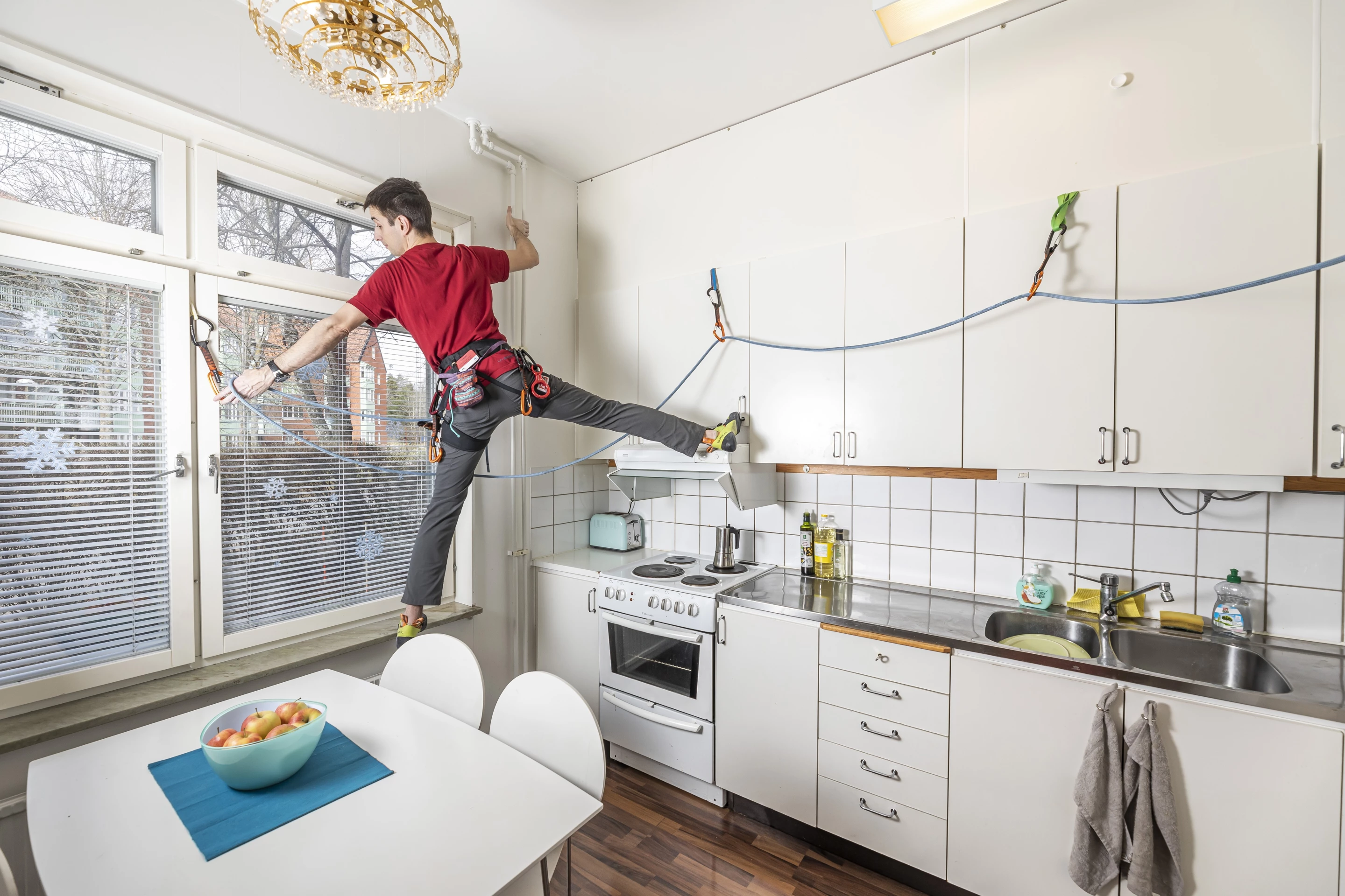 'Outdoor sports photographer in quarantine'. Stockholm, Sweden