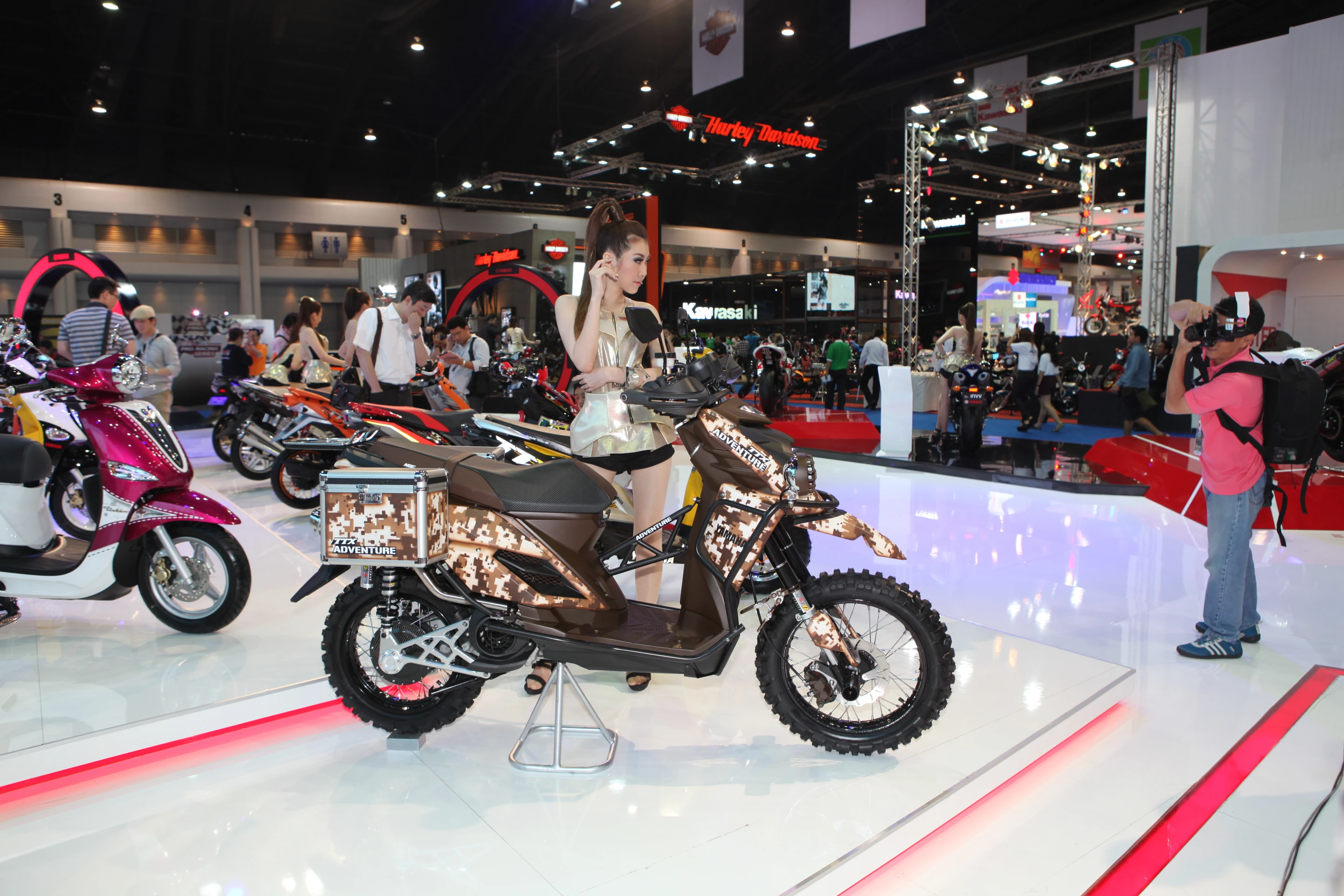 The Yamaha TTX Adventure scooter