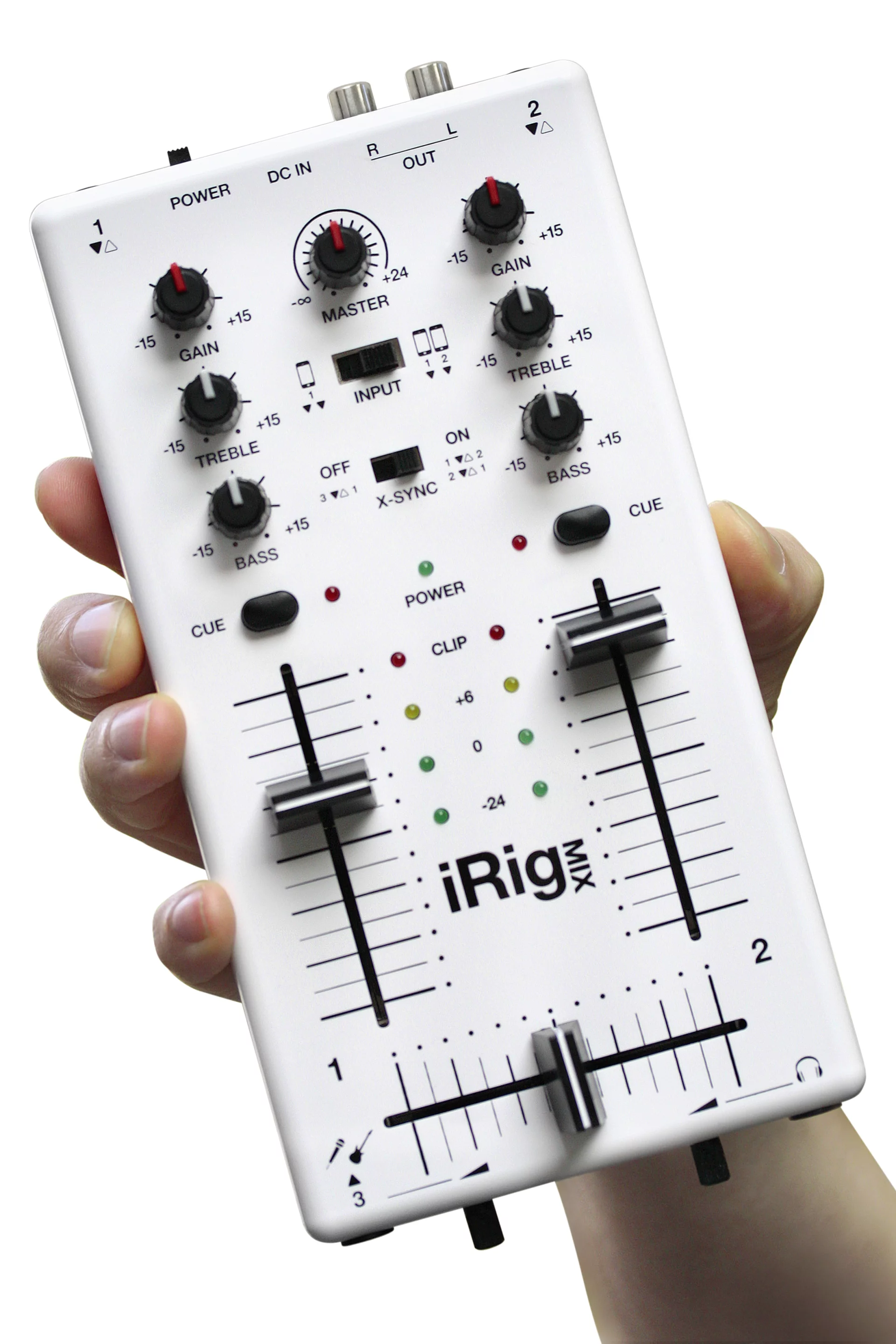 The device is flexible enough for real-time mixing using a single connected iOS device (where Input 1 is divided into two mono signals), or two Apple gadgets (such as an iPhone and iPad)