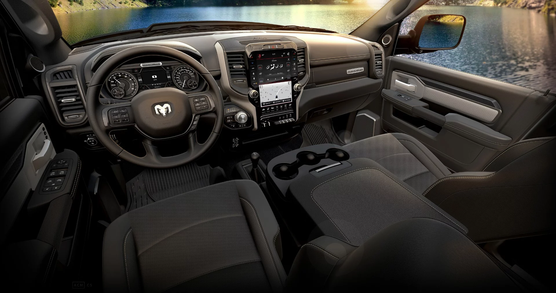 The new Ram trucks also have newly-designed interiors to add functionality and technology to the pickups