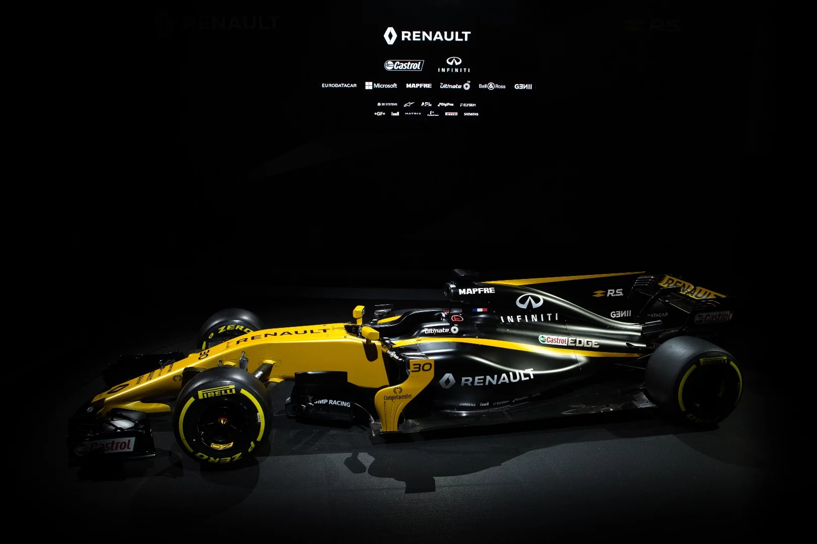 The R.S. 17 is a clean sheet design for the Renault F1 team