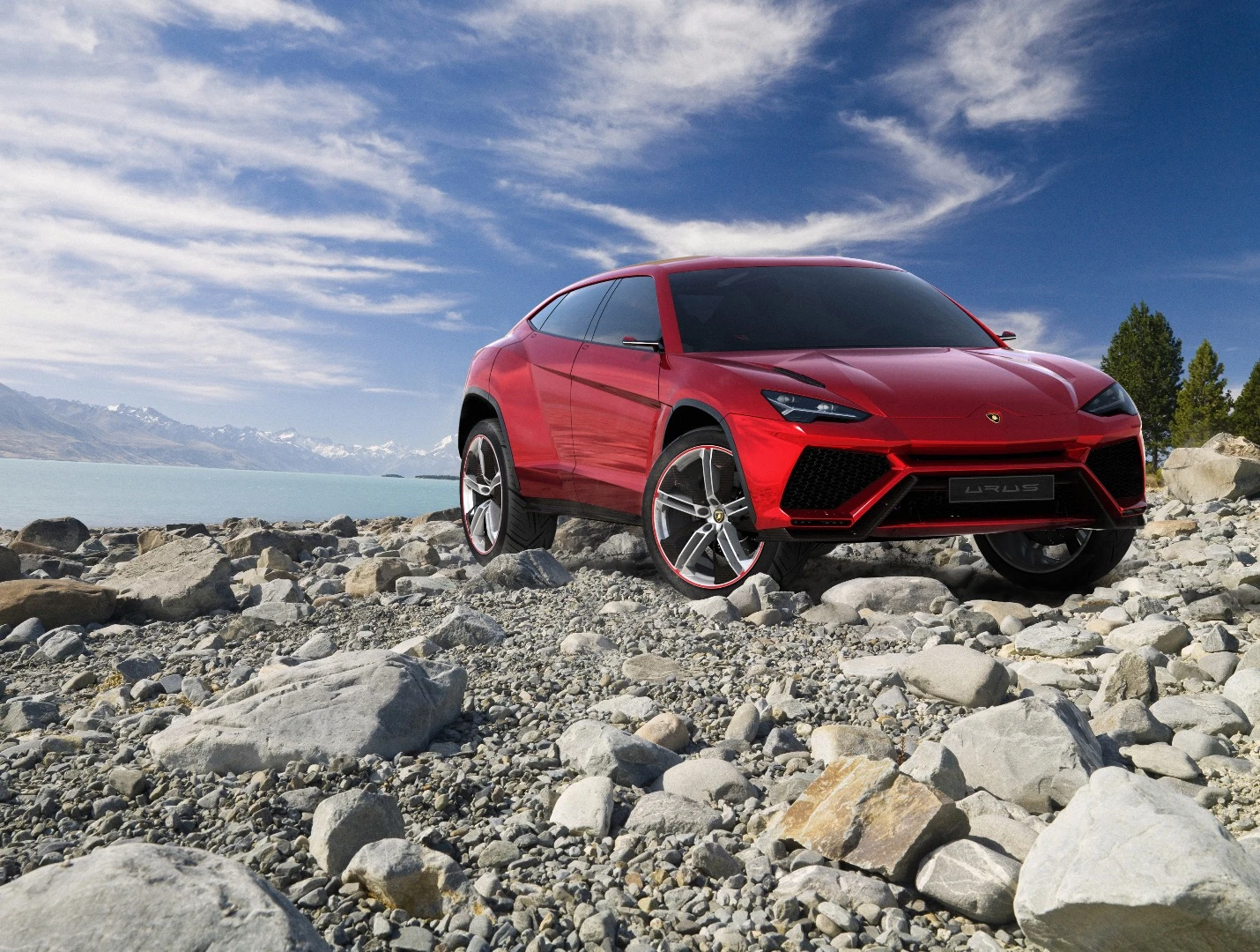 The Urus is no LM002, but Lamborghini's pictures suggest it was designed with a little off-roading in mind