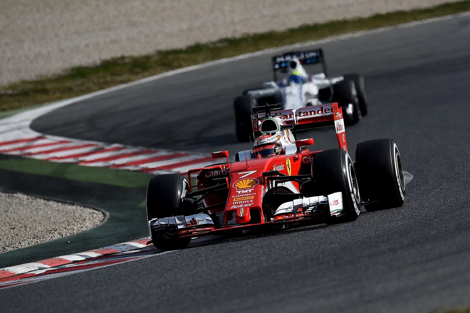 Sebastian Vettel topped the timesheets during testing