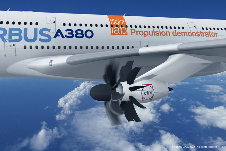 CFM's ultra-efficient open-rotor Rise engine will fly aboard an Airbus technology demonstrator within 5 years or so