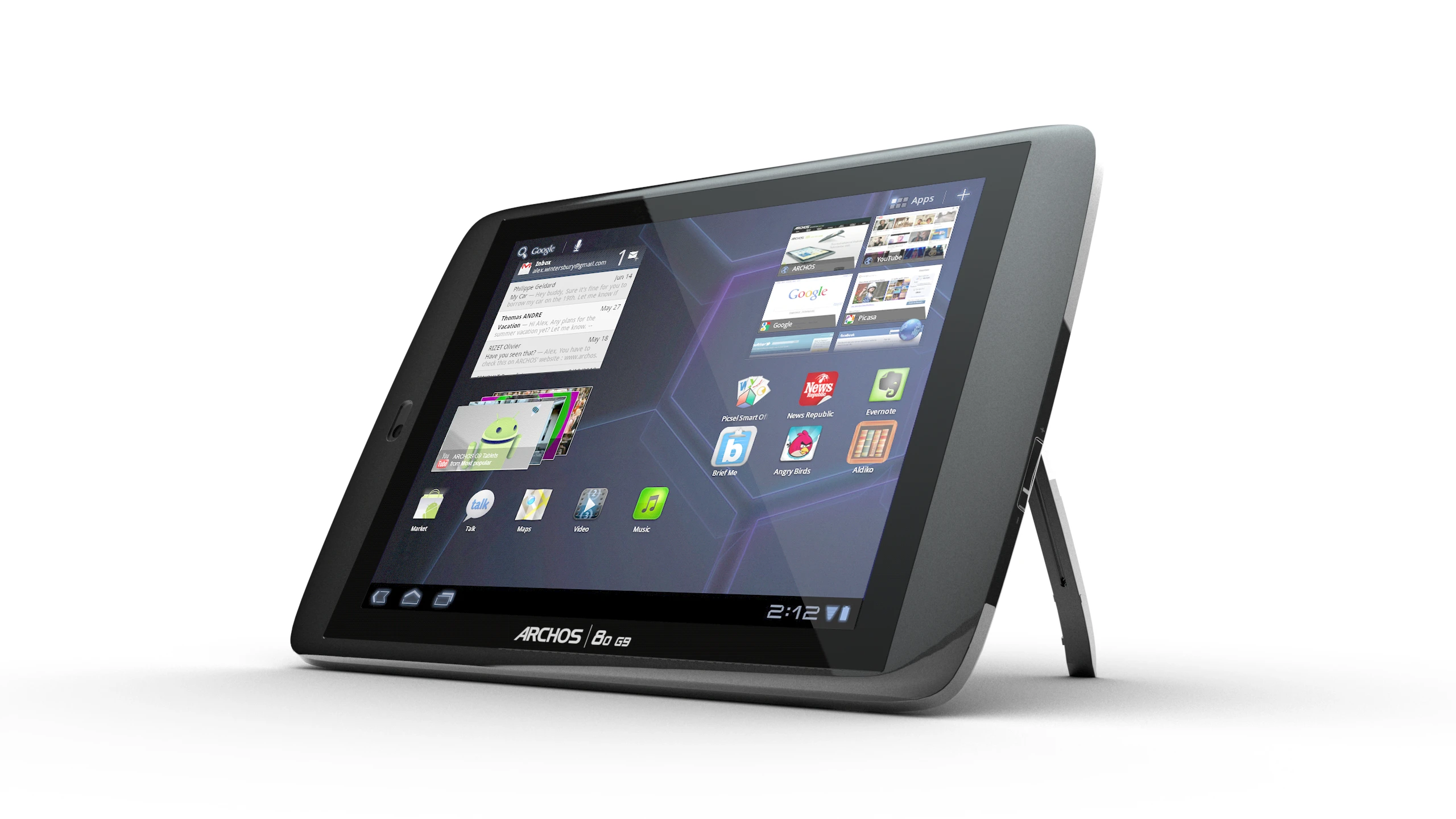 The G9's feature a built-in kickstand for the perfect viewing angle