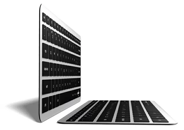 The ThinTouch keyboard is significantly thinner than the competition, leaving more room for batteries and cooling