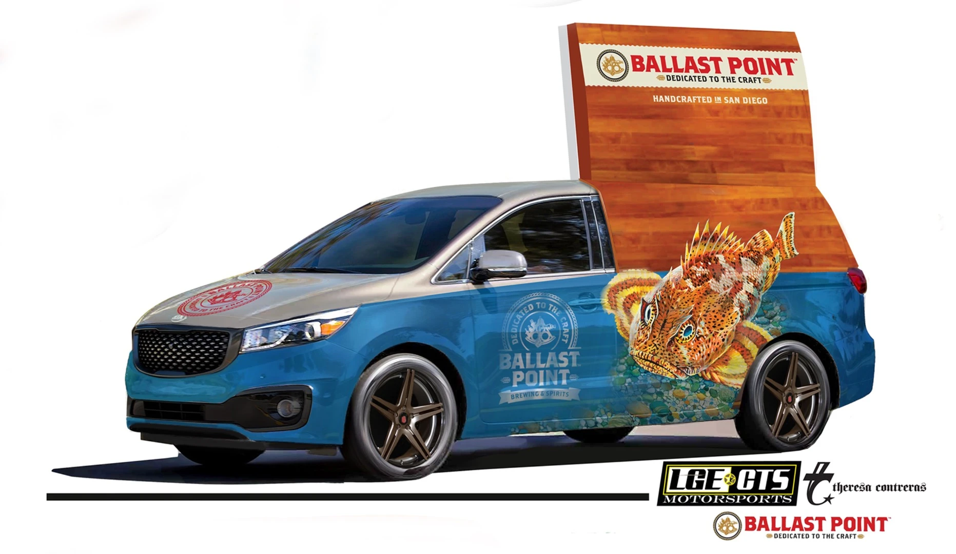 Kia designed the Ballast Point Sedona for last year's SEMA Show