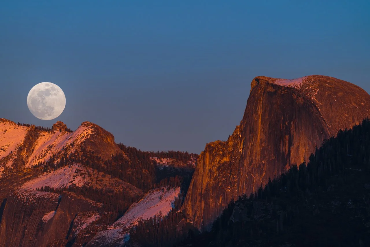 A judge's pick, Super Blue Blood Moon, in Yosemite Valley
