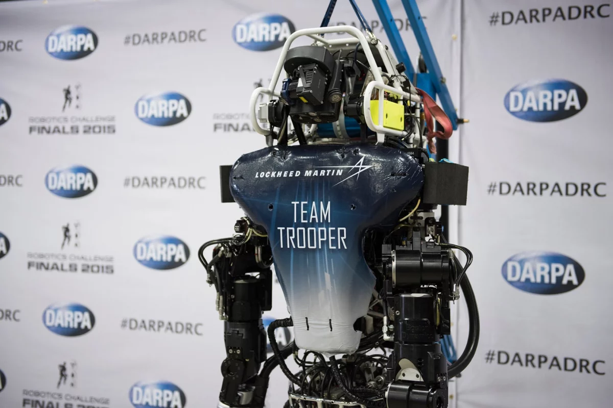 Team Trooper's robot named Leo competed in the recent DARPA Robotic Challenge