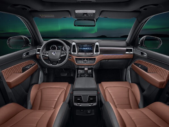 Interior quality has been given a boost in the new Rexton