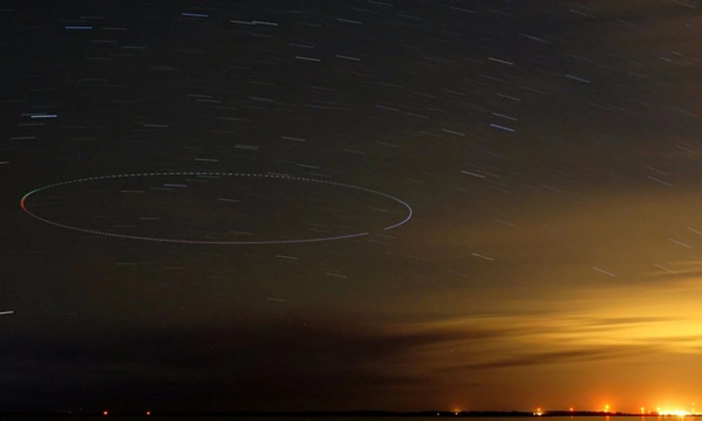 The VA001 orbits offshore of the Mid-Atlantic Regional Spaceport on Wallops Island