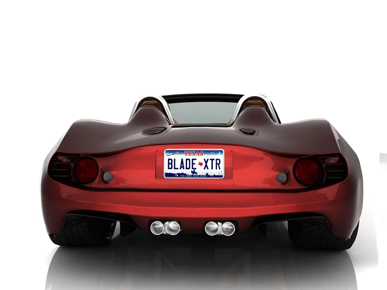 Bailey Blade XTR roadster rear view (Photo: BXR Motors)