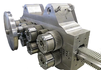 The drivetrain uses multiple small pinion wheels to convert linear motion into rotation, spinning up a flywheel (Photo: KTH)