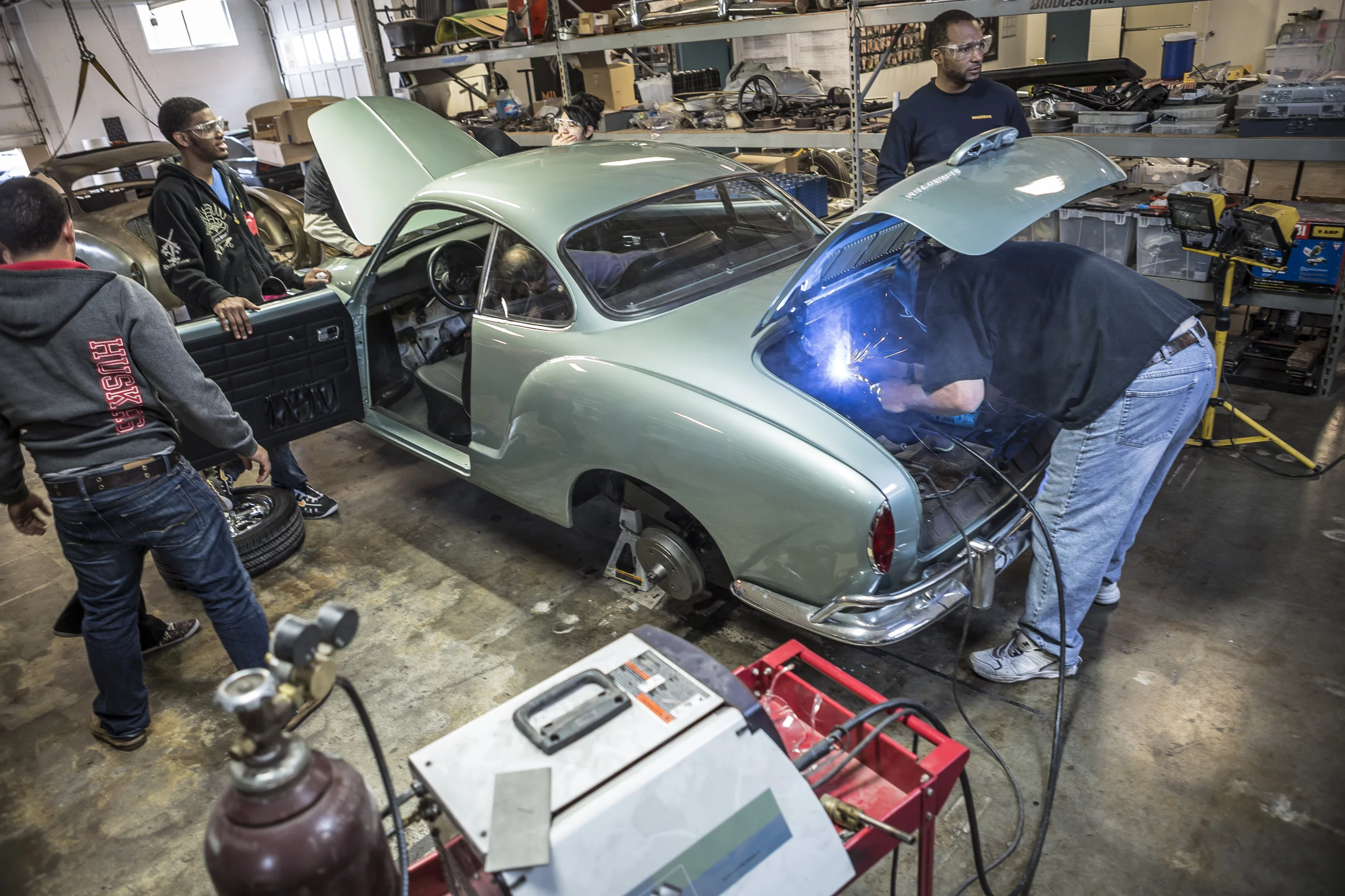 The non-profit educational program teaches the youngsters new skills
