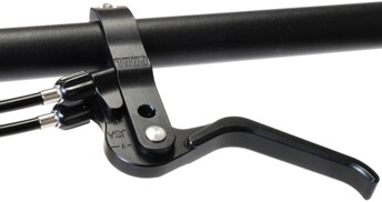 Paul's Duplex lever allows disabled cyclists to activate both brakes with one hand
