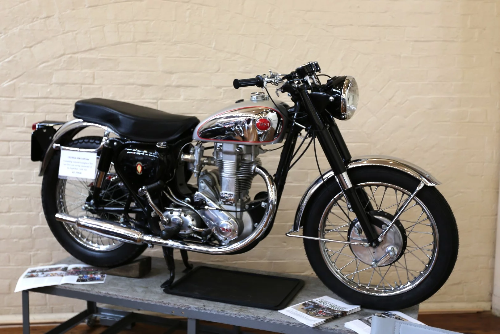 A 500cc 1953 BSA Gold Star on sale for AUD $27,500 (US$21,000).