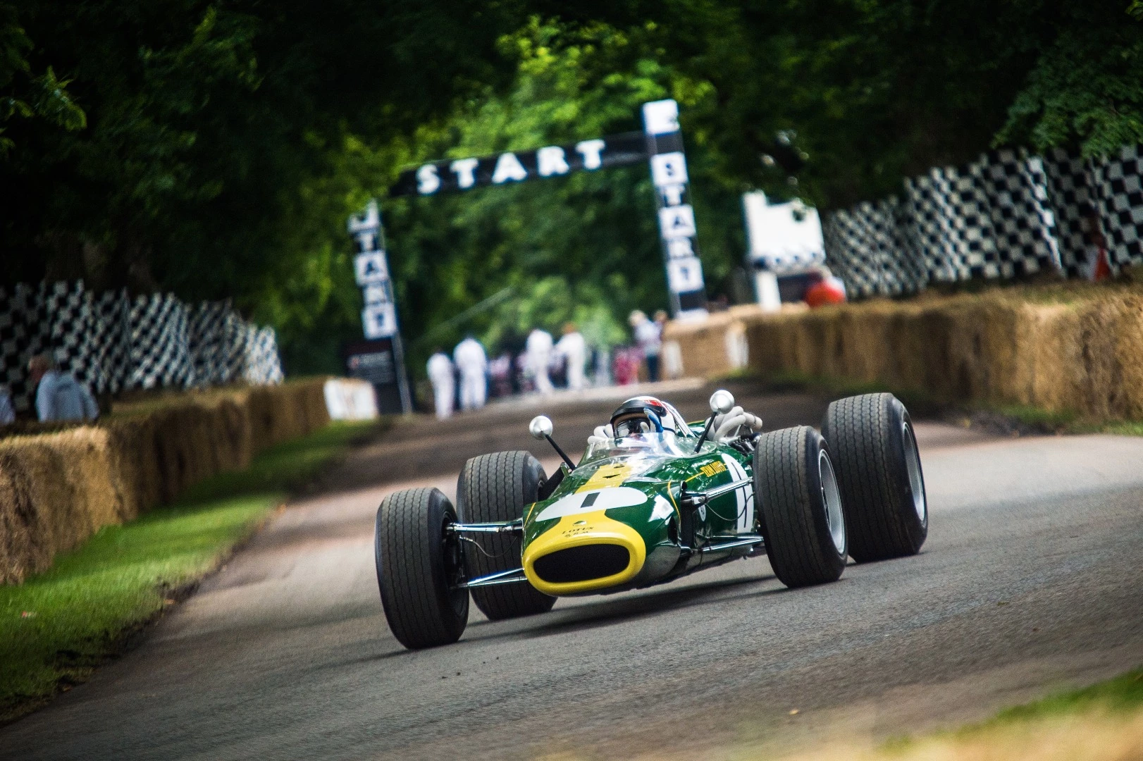The Lotus 43 BRM was designed by Colin Chapman and Maurice Philippe