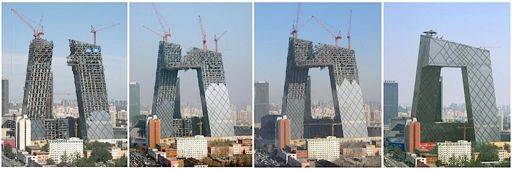 Time-lapse of CCTV construction