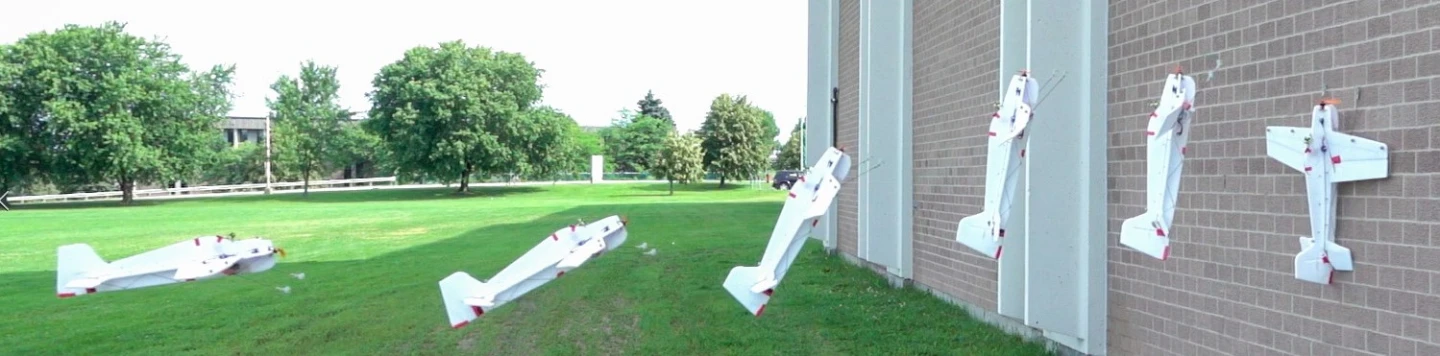 The team ran thousands of aerodynamic modeling simulations before finally getting the thrust and pitch of the drone's approach just right