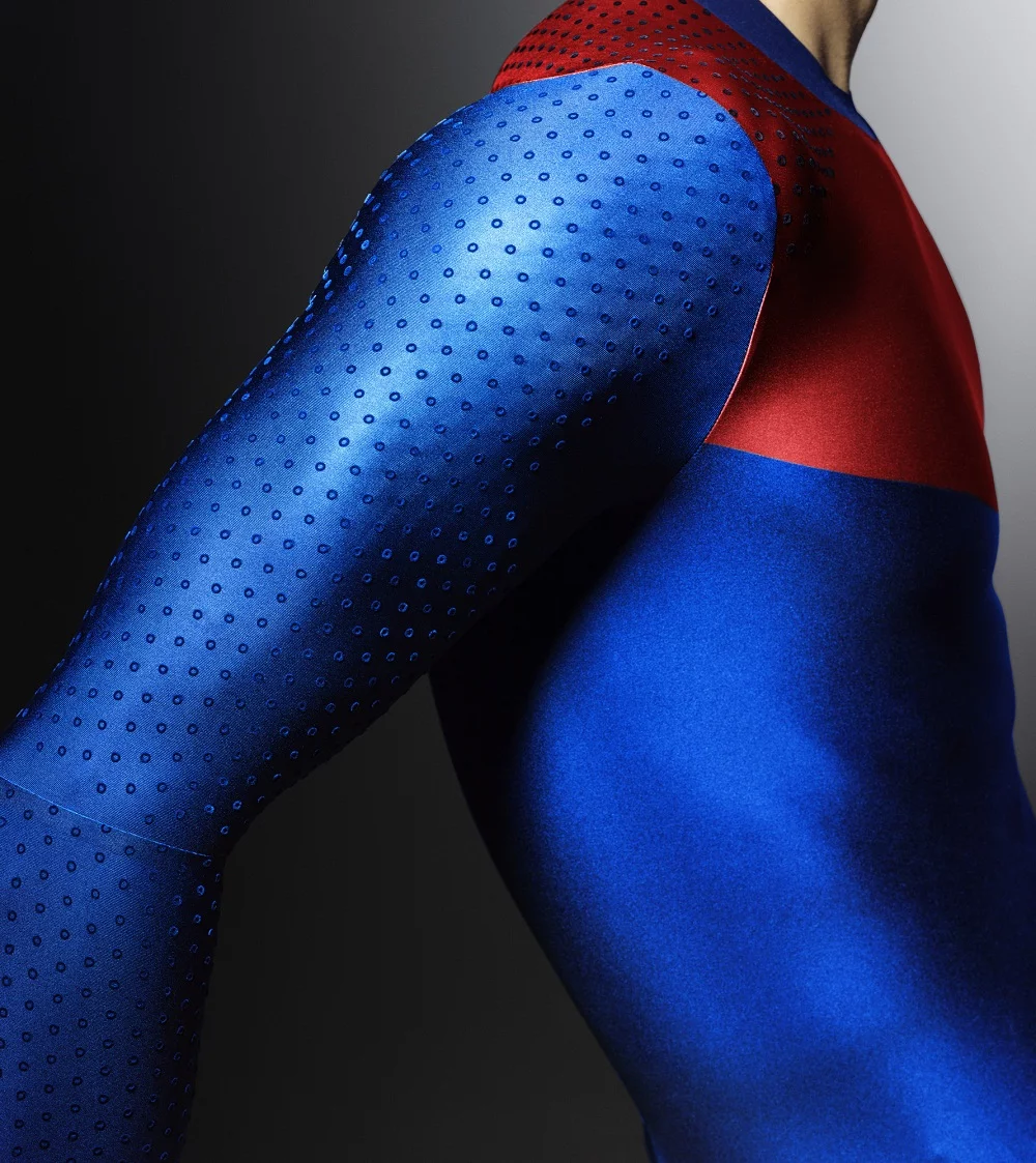 The Nike Pro TurboSpeed features golf ball-inspired dimples - Sleeve detail