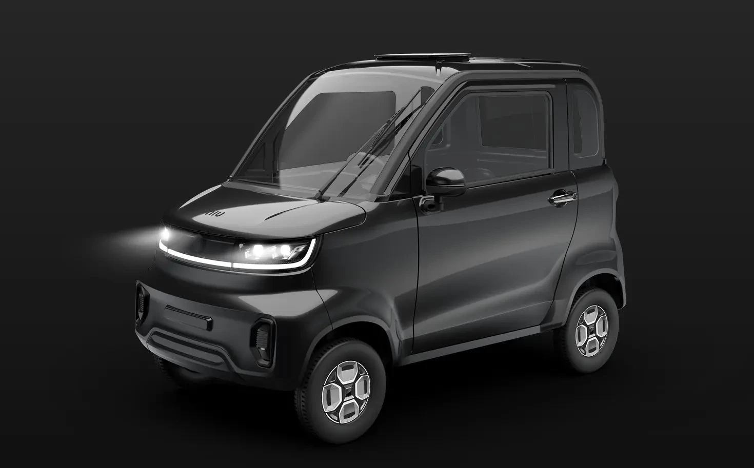 The NIUMM micro-EV is described as "compact, electric and agile"