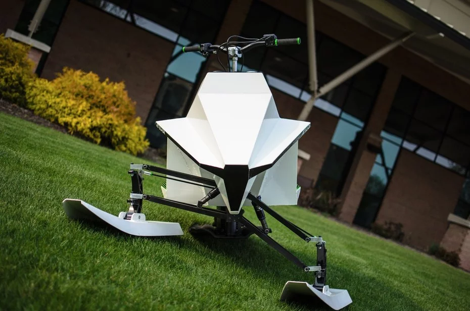 The tilting suspension system is designed to increase handling cpabilities and eat up modest chop