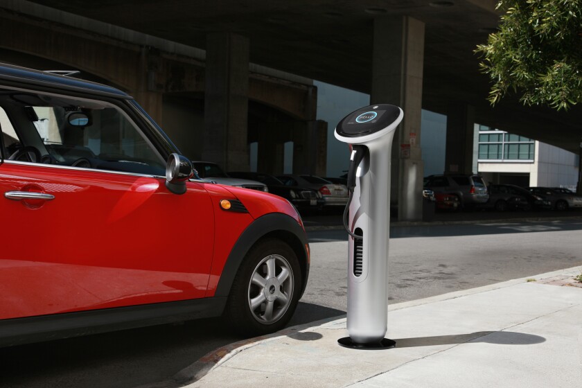 Pulling up to an available WattStation in an electric Mini could be a regular sight in the near future