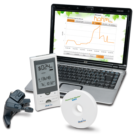 The Powercost Monitor and Powercost Monitor WiFi show your real-time energy consumption on your PC or laptop