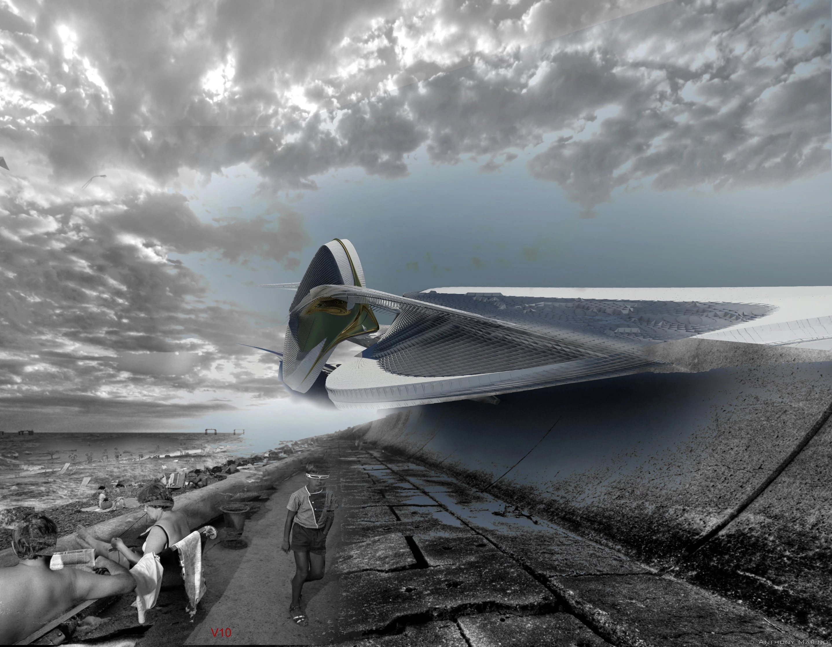 The sea plays a major part in much of Krasojević's body of work and the architect clearly finds rich inspiration there, like the Floating movable bridge and Harmonic Turbine Tidal Hotel, for example