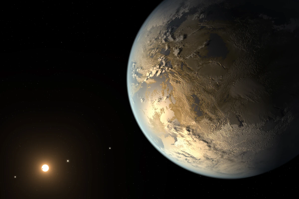 Artist's impression of Kepler-186f (Image: NASA)