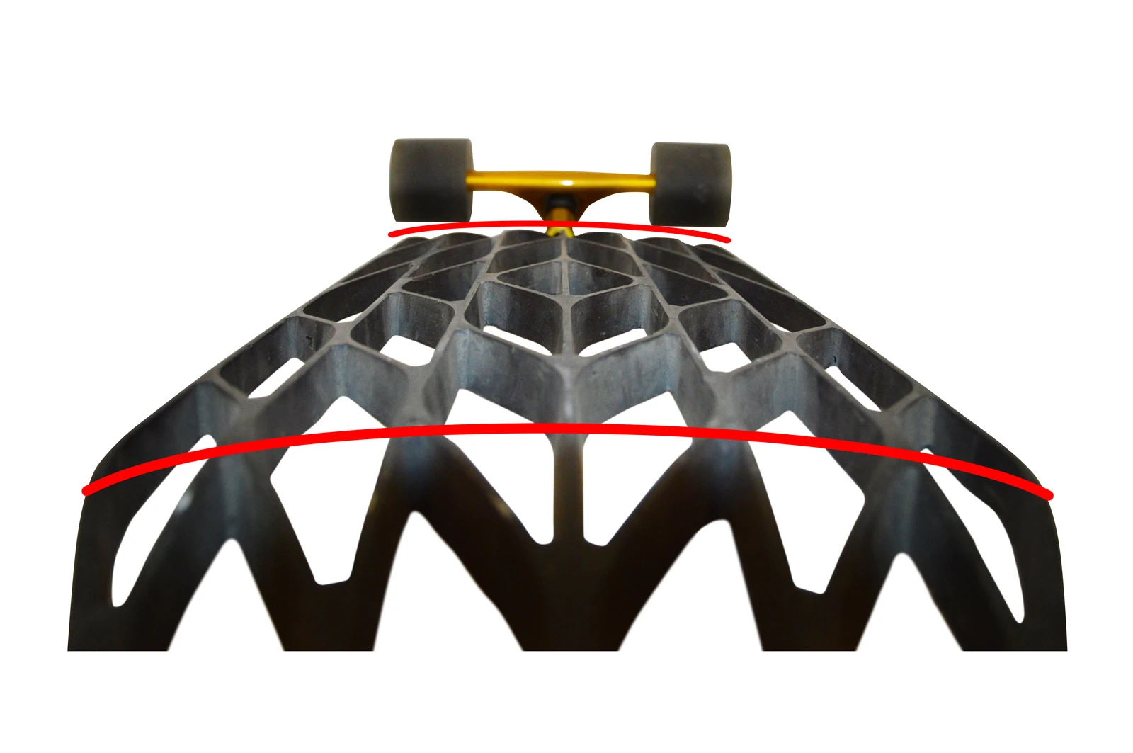 The Gridboard is engineered for delivering a combination of strength, flex and light weight