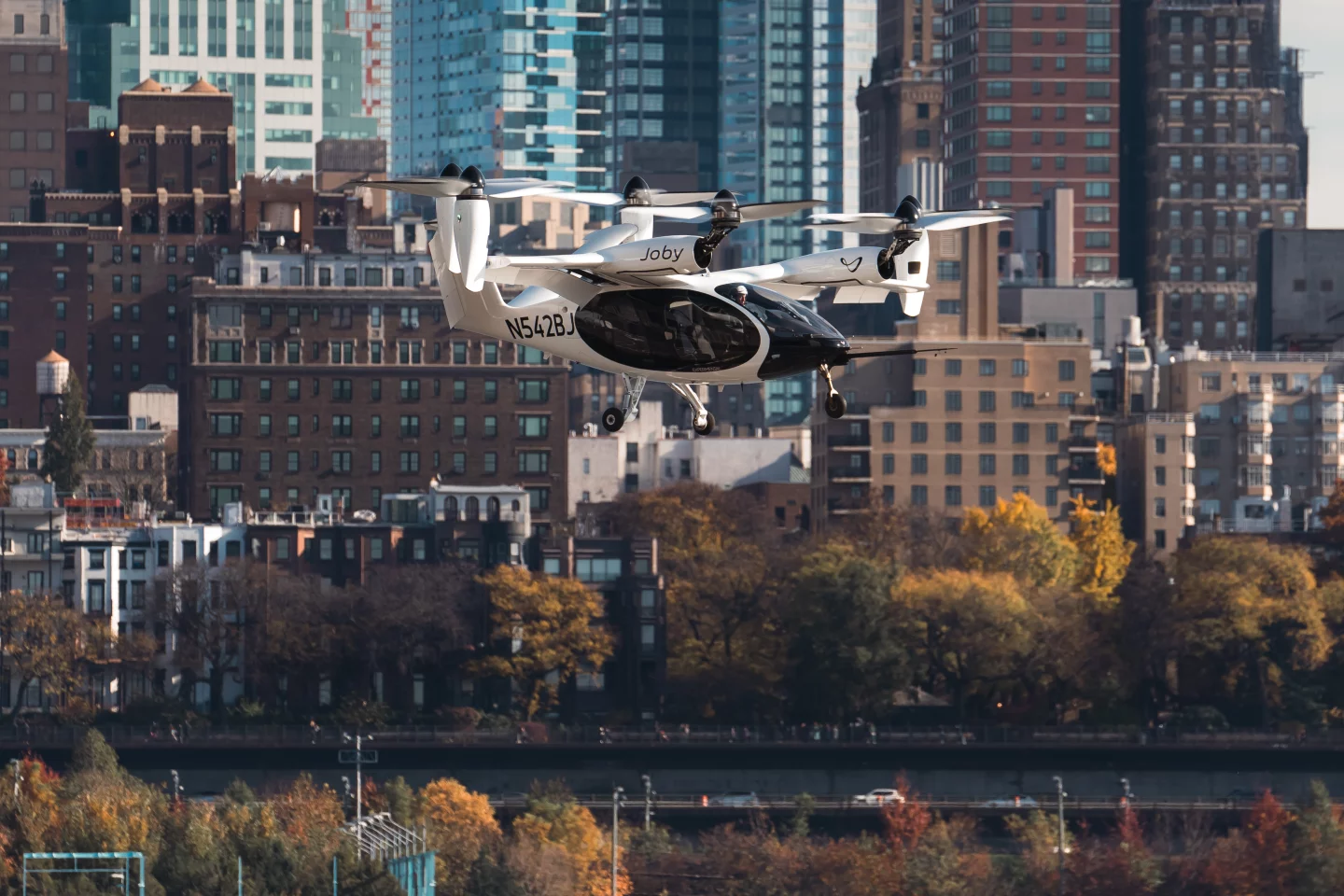 Joby takes a piloted eVTOL flight in New York City