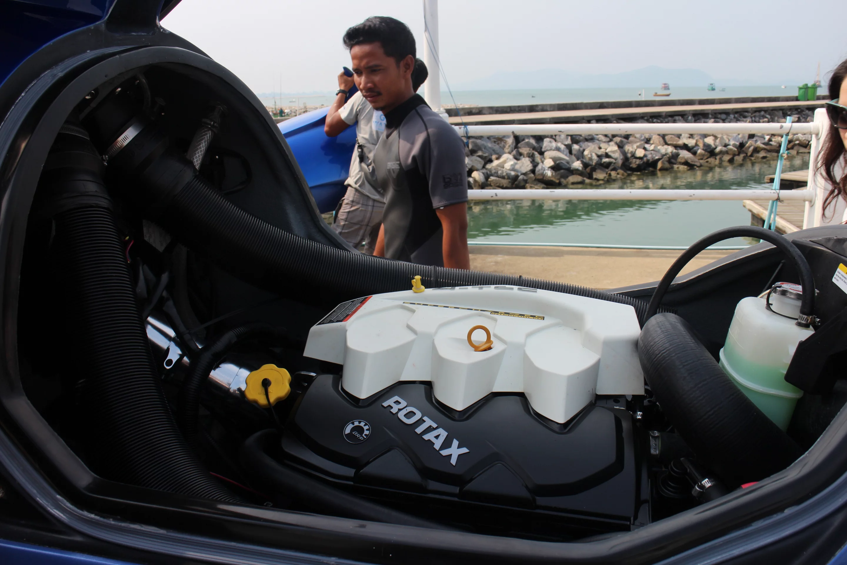 Most of the Seabreachers to date have been fitted with the 255 and 260 horsepower supercharged Rotax powerplant fitted to top-of-the range Sea-Doo model. Photo: Husna Namirembe