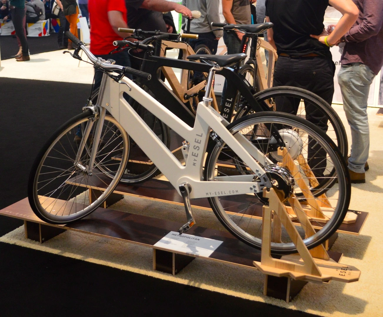 The overall ISPO Brandnew Award winner, My Esel builds personalized wooden bikes