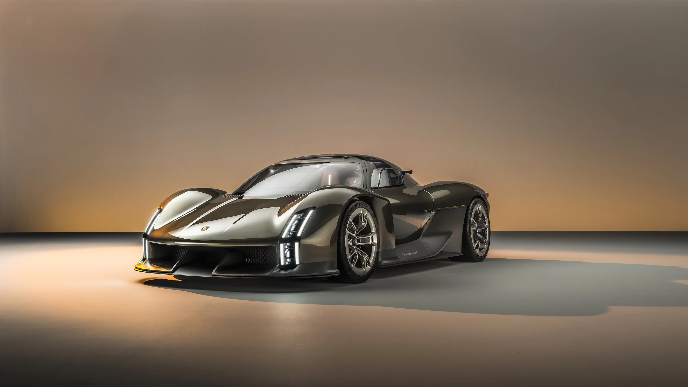 Porsche injects some serious muscle and volume into the Mission X electric hypercar concept