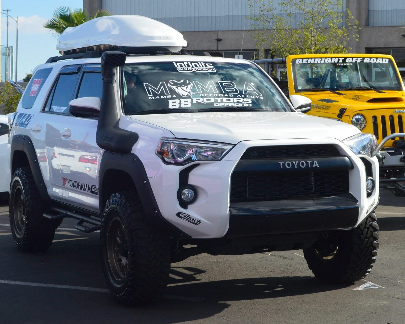 The Toyota 4Runner looking extra mean