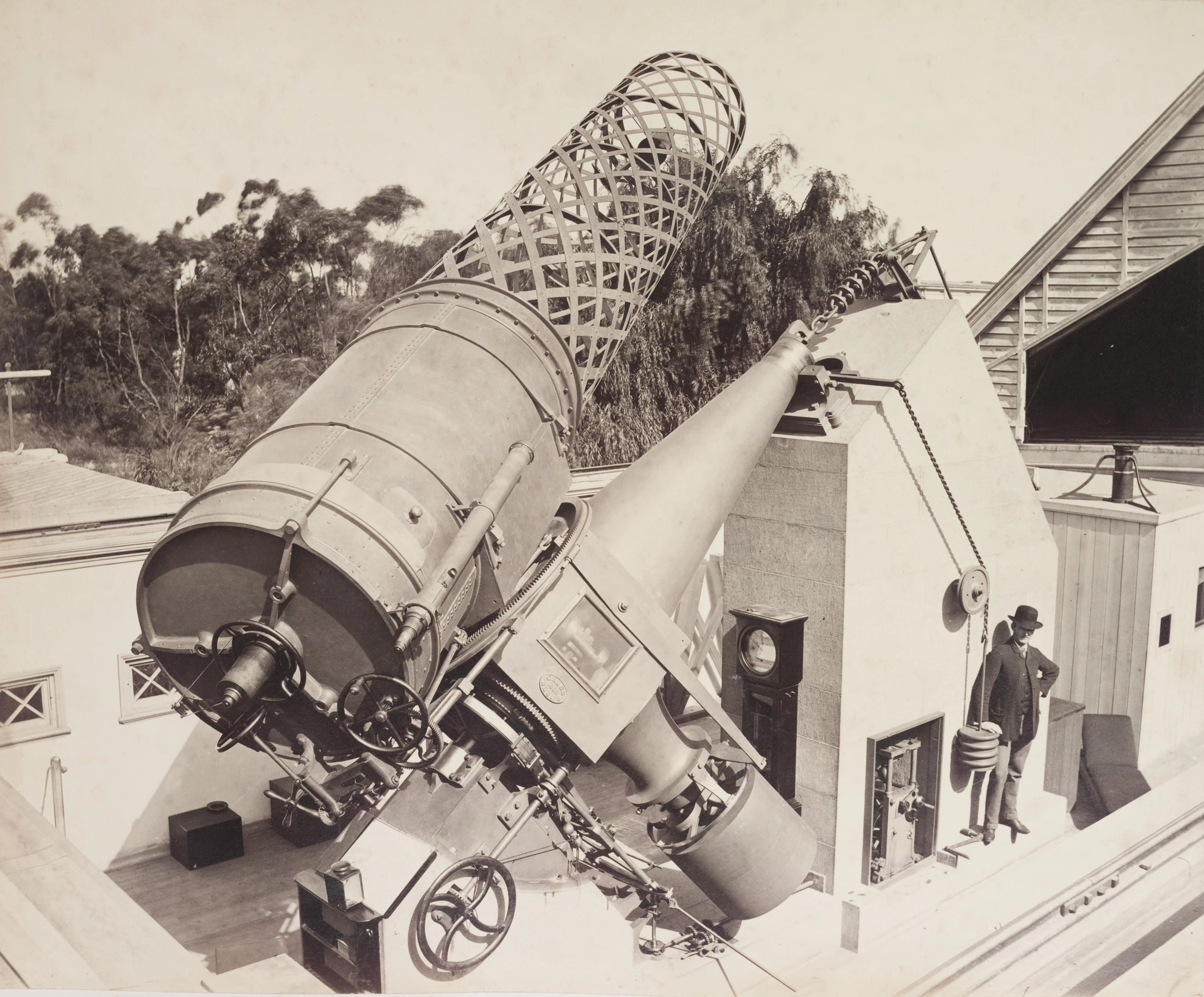 Great Melbourne Telescope at Melbourne Observatory, 1870s-1880s