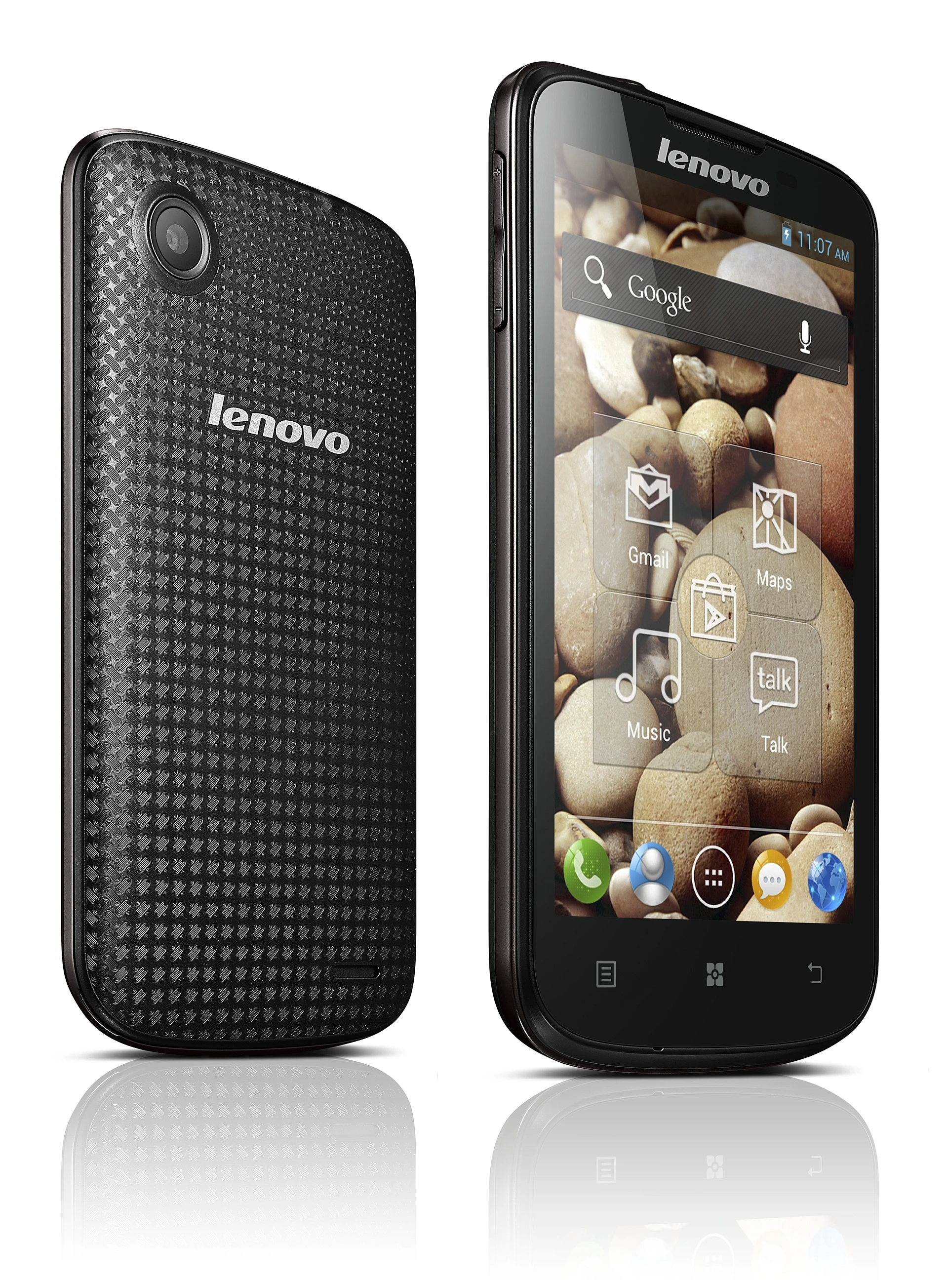 The A800 has a 4.5-inch display, and is powered by a 1.2 GHz dual-core processor