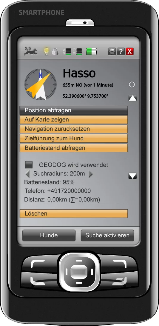 GEODOG tracking software home