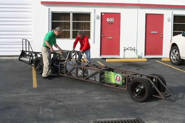The LSR Streamliner, once complete, will be used in an attempt on the land speed record for steam-powered vehicles