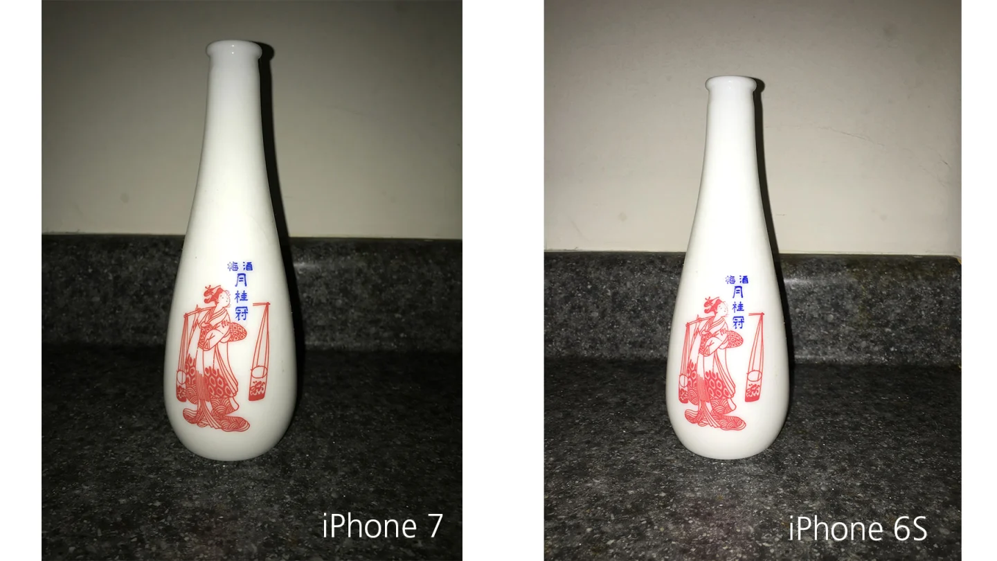 The iPhone 7's new flash is not categorically brighter, though it does allow more tone in the image overall.