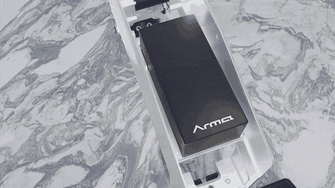 The Arma is designed for range-extended riding via battery swap