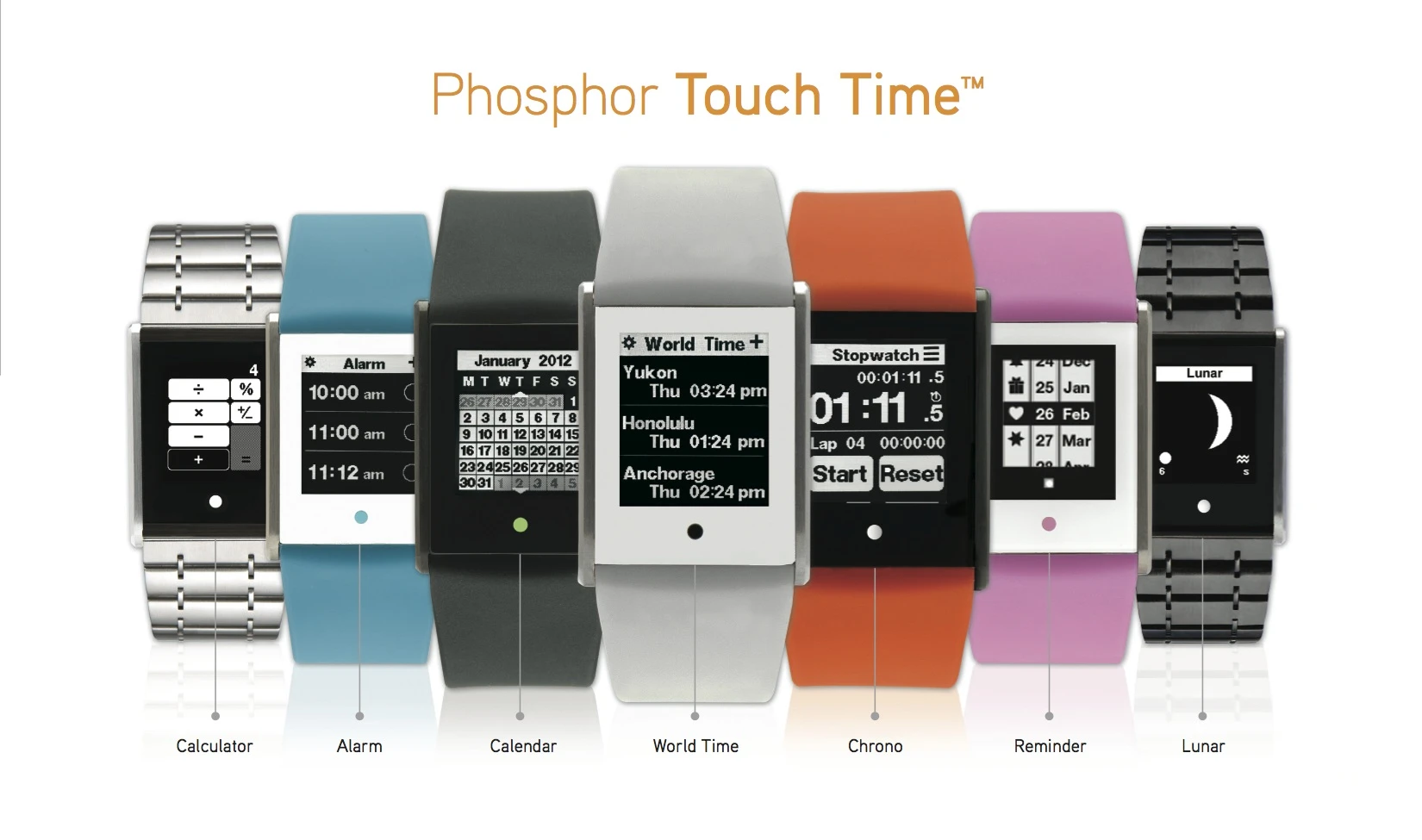Touch Time integrates style with innovation in watch design